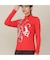 【Women's】ロゴプリントモックネック