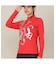 【Women's】ロゴプリントモックネック