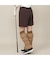 【Women's】モノグラムプリントキュロット