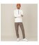 【Men's／伸縮性◎】AddElm ハーフZIPモック