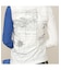 【Women's／透湿性／防シワ性】地図プリントジャージーシャツ