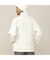 【Men's】ジャカード　ハーフZIPモック
