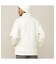 【Men's】ジャカード　ハーフZIPモック