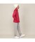 【Men's】ジャカード　ハーフZIPモック