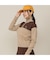 【Women's】カラーブロックニットPO
