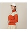 【Women's】カラーブロックニットPO