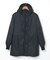 フード付き 切り替え ダウンコート