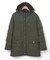 フード付き 切り替え ダウンコート