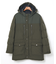 フード付き 切り替え ダウンコート