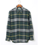 チェック柄 ボタンダウン シャツ