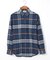 チェック柄 ボタンダウン シャツ