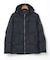 フード付き スタンドカラー ダウンジャケット