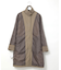 キルティング ステンカラー コート