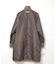 キルティング ステンカラー コート