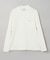 テレコ編み ハイネック Tシャツ