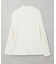 テレコ編み ハイネック Tシャツ