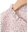 フリル襟 小花柄 ブラウス
