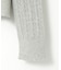 ケーブル編み ニットカーディガン【手洗いOK】【オンラインショップ・一部店舗限定】