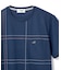 スノーコットン パネルチェック Tシャツ【接触冷感】