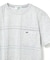スノーコットン パネルチェック Tシャツ【接触冷感】