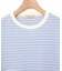 スノーコットン 鹿の子ボーダー Tシャツ【接触冷感】