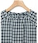 サッカー チェック柄 ラグランブラウス