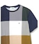 クロコダイルタータン パネルチェック Tシャツ