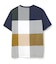クロコダイルタータン パネルチェック Tシャツ