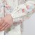 【ウォッシャブル】ボタニカルブルームプリント　ブラウス
