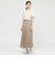 【ウォッシャブル】リネンライクカラミ　スカート