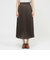 【ウォッシャブル】リネンライクカラミ　スカート