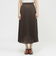 【ウォッシャブル】リネンライクカラミ　スカート