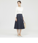 【ウォッシャブル】サテンストレッチ　スカート