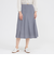 【ウォッシャブル】幾何学プリントジャガード　スカート