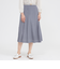 【ウォッシャブル】幾何学プリントジャガード　スカート