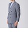 【数量限定】「COLLECTION LINE」ウールミニチェックダブルブレストスーツ/セットアップ