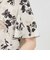 【WEB・一部店舗限定】フローラル/ドットプリント　ブラウス