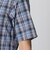 マドラスチェック柄　パナマシャツ（半袖シャツ）
