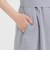 【WEB・一部店舗限定/ウォッシャブル/防しわ性/UV対策】フロータブルツイル　ワンピース