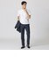 【Nikkei magazin掲載】【STUART'S　TRAVELER/Adjustable Fit/防シワ/消臭テープ】フロータブルシアートラウザーズ