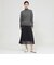 【Nikkei magazine/eclat掲載】【ウォッシャブル】マットオーガンジー　スカート