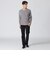 【数量限定】「COLLECTION LINE」ボーダーベロア　ボートネック長袖Tシャツ