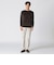 【数量限定】「COLLECTION LINE」ボーダーベロア　ボートネック長袖Tシャツ