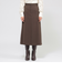 【Nikkei magazine掲載】ウールダブルサテン　スカート