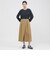 【ウォッシャブル】シフォンカットジャカード　ブラウス