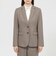 【WEB・一部店舗限定/ウォッシャブル】ファインウールフラノ　ジャケット