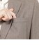 【WEB・一部店舗限定/ウォッシャブル】ファインウールフラノ　ジャケット