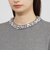 【Nikkei magazine/eclat掲載】【ウォッシャブル】ビジューニット　プルオーバー
