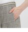 【eclat掲載】【予約販売/ウォッシャブル】チェックリネン　パンツ