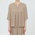 【WEB・一部店舗限定】【ウォッシャブル/防しわ性】バックサテンジョーゼット　ブラウス